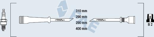 FAE 86000 - Комплект проводів запалювання autocars.com.ua