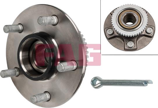 FAG 713 6134 70 - Комплект подшипника ступицы колеса autodnr.net