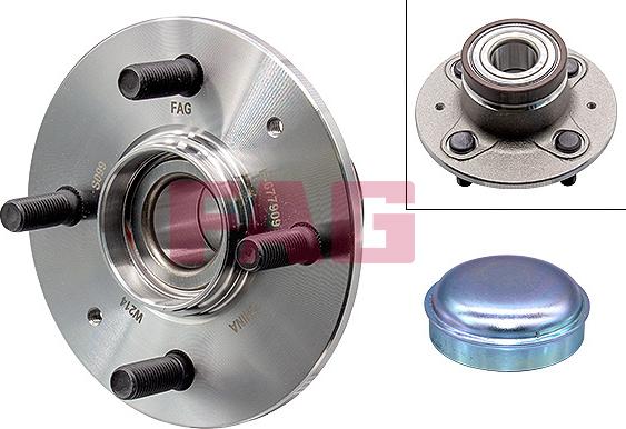 FAG 713 6179 40 - Комплект підшипника маточини колеса autocars.com.ua