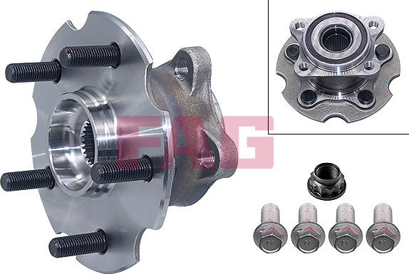 FAG 713 6189 80 - Комплект підшипника маточини колеса autocars.com.ua