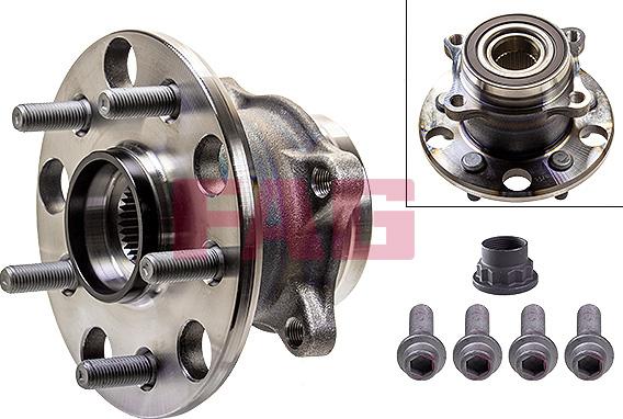 FAG 713 6215 50 - Комплект підшипника маточини колеса autocars.com.ua