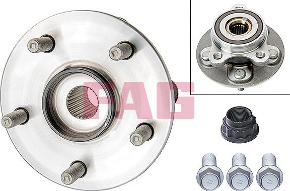 FAG 713 6217 20 - Комплект підшипника маточини колеса autocars.com.ua