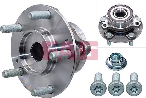 FAG 713 6269 30 - Комплект підшипника маточини колеса autocars.com.ua
