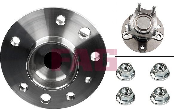 FAG 713 6440 20 - Комплект подшипника ступицы колеса autodnr.net