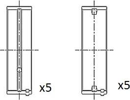 FAI AutoParts BM1004-025 - Підшипник коленвала autocars.com.ua