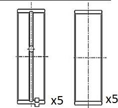 FAI AutoParts BM1023-030 - Подшипник коленвала avtokuzovplus.com.ua