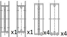 FAI AutoParts BM1040-STD - Підшипник коленвала autocars.com.ua