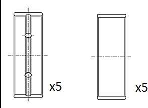 FAI AutoParts BM1058-050 - Підшипник коленвала autocars.com.ua