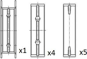 FAI AutoParts BM1093-025 - Подшипник коленвала avtokuzovplus.com.ua