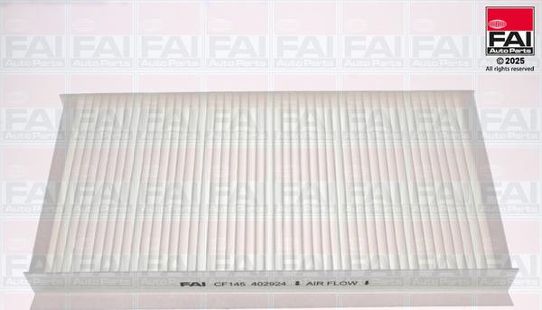 FAI AutoParts CF145 - Фільтр, повітря у внутрішній простір autocars.com.ua