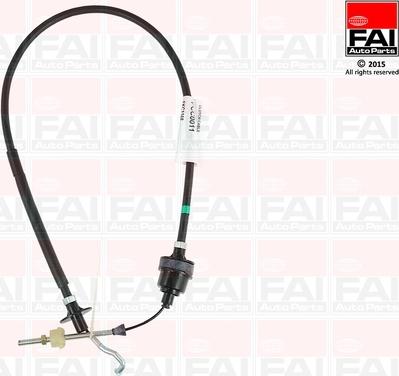 FAI AutoParts FCC0011 - Трос, управління зчепленням autocars.com.ua