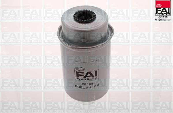 FAI AutoParts FF165 - Паливний фільтр autocars.com.ua