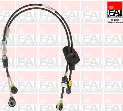 FAI AutoParts FGS0009 - Трос, ступінчаста коробка передач autocars.com.ua