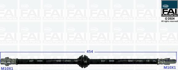 FAI AutoParts FPBH135 - Гальмівний шланг autocars.com.ua