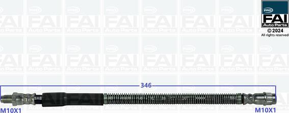 FAI AutoParts FPBH147 - Гальмівний шланг autocars.com.ua