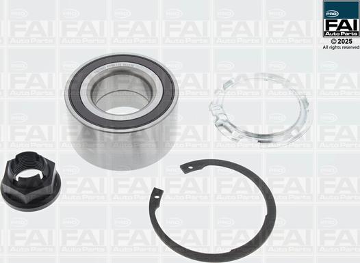 FAI AutoParts FPBK126 - Комплект підшипника маточини колеса autocars.com.ua