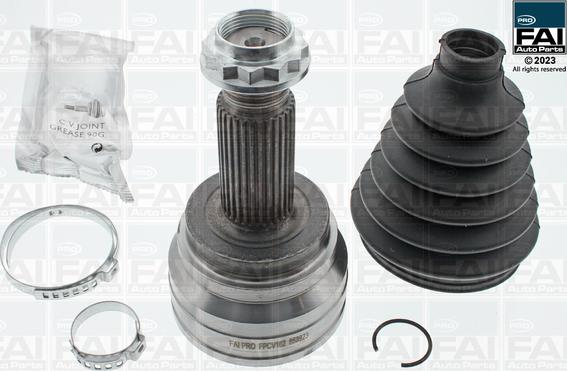 FAI AutoParts FPCV162 - Шарнірний комплект, ШРУС, приводний вал autocars.com.ua