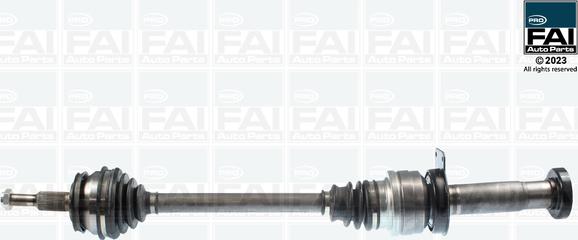 FAI AutoParts FPDS118 - Приводний вал autocars.com.ua