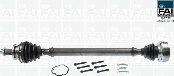 FAI AutoParts FPDS163 - Приводной вал avtokuzovplus.com.ua