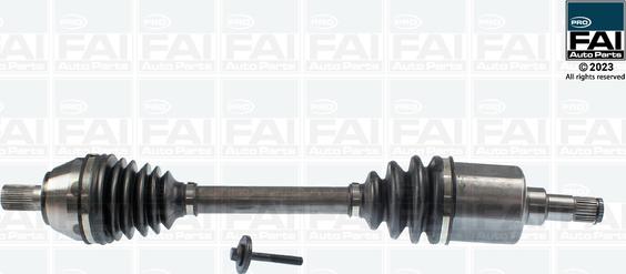 FAI AutoParts FPDS176 - Приводной вал avtokuzovplus.com.ua