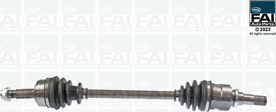 FAI AutoParts FPDS196 - Приводной вал avtokuzovplus.com.ua