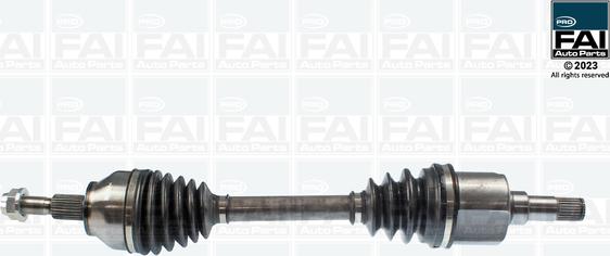 FAI AutoParts FPDS205 - Приводний вал autocars.com.ua