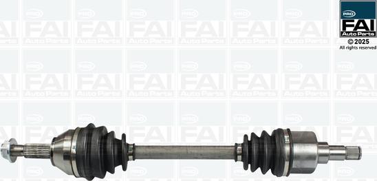 FAI AutoParts FPDS241 - Приводний вал autocars.com.ua