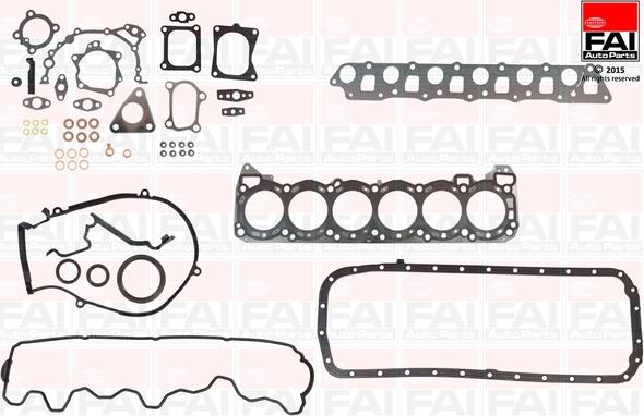 FAI AutoParts FS1502 - Комплект прокладок, двигун autocars.com.ua