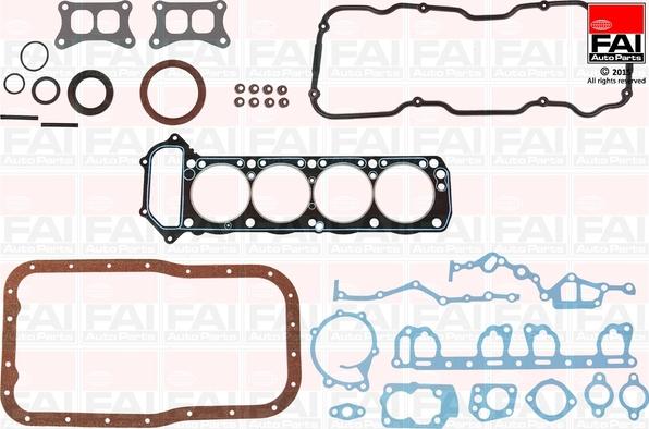 FAI AutoParts FS672 - Комплект прокладок, двигун autocars.com.ua