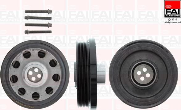 FAI AutoParts FVD1013K - Шкив коленчатого вала avtokuzovplus.com.ua