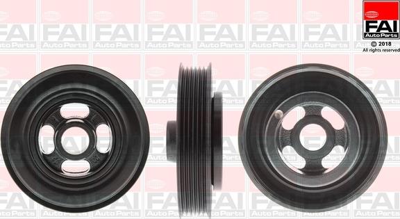 FAI AutoParts FVD1043 - Шкив коленчатого вала avtokuzovplus.com.ua