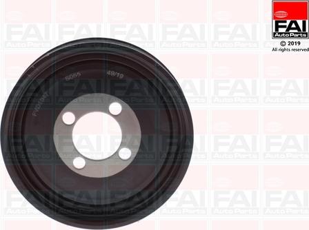 FAI AutoParts FVD1047 - Шкив коленчатого вала avtokuzovplus.com.ua