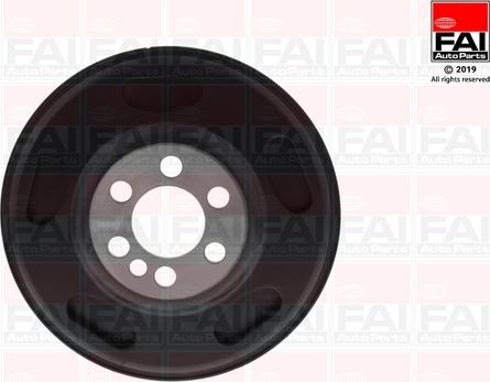 FAI AutoParts FVD1081 - Шкив коленчатого вала avtokuzovplus.com.ua