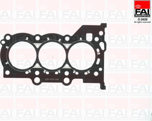 FAI AutoParts HG2306 - Прокладка, головка циліндра autocars.com.ua