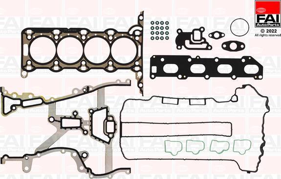 FAI AutoParts HS1367 - Комплект прокладок, головка циліндра autocars.com.ua