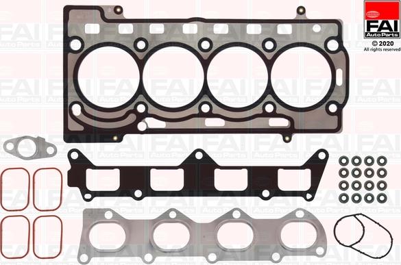 FAI AutoParts HS1712 - Комплект прокладок, головка циліндра autocars.com.ua