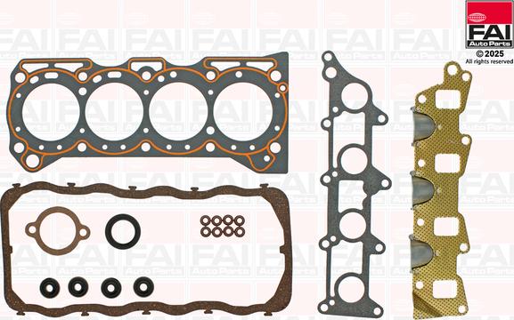 FAI AutoParts HS370 - Комплект прокладок, головка циліндра autocars.com.ua