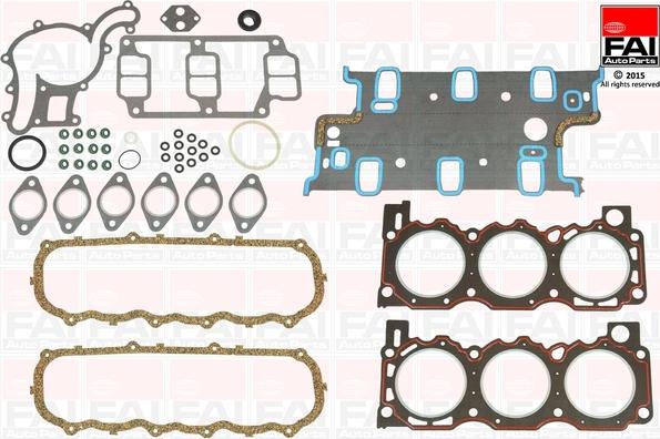 FAI AutoParts HS437 - Комплект прокладок, головка циліндра autocars.com.ua