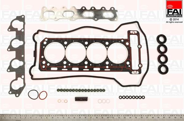 FAI AutoParts HS767 - Комплект прокладок, головка цилиндра avtokuzovplus.com.ua