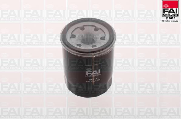 FAI AutoParts OF111 - Масляний фільтр autocars.com.ua