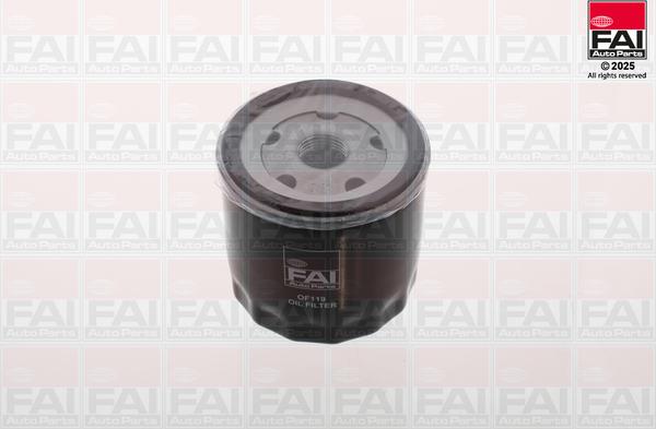 FAI AutoParts OF119 - Масляний фільтр autocars.com.ua