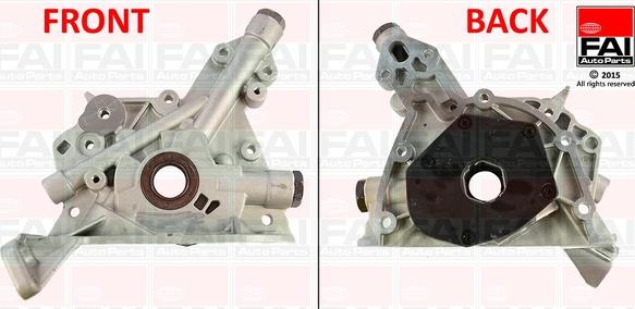 FAI AutoParts OP242 - Масляна помпа Opel Astra G-Corsa C-Vectra B-C Z18XE.XEL 1.8.1.8 16V 00- autocars.com.ua