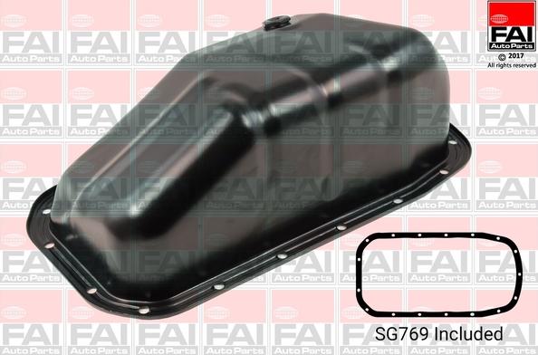 FAI AutoParts PAN007 - Масляний піддон autocars.com.ua