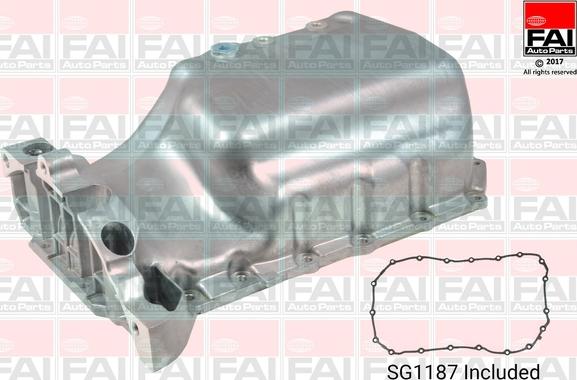 FAI AutoParts PAN018 - Масляний піддон autocars.com.ua