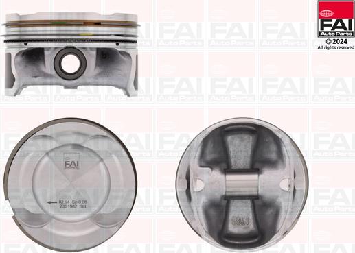 FAI AutoParts PK316-000 - Поршень autocars.com.ua