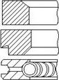 FAI AutoParts PR70-000 - Комплект поршневых колец avtokuzovplus.com.ua