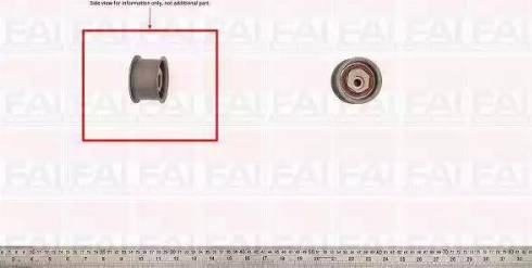 FAI AutoParts T9269 - Паразитний / Провідний ролик, зубчастий ремінь autocars.com.ua