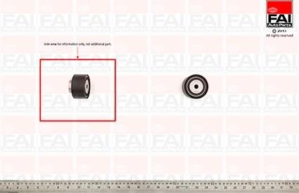 FAI AutoParts T9271 - Направляющий ролик, зубчатый ремень avtokuzovplus.com.ua