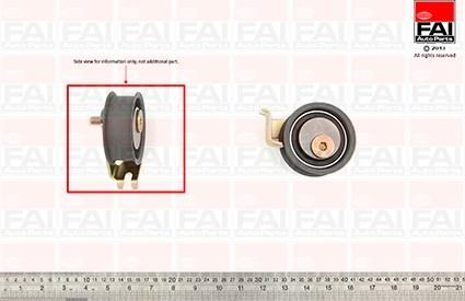 FAI AutoParts T9339 - Натяжной ролик, ремень ГРМ autodnr.net