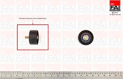 FAI AutoParts T9364 - Направляющий ролик, зубчатый ремень autodnr.net